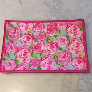 Lilly Pulitzer Glass Jewelry Dish